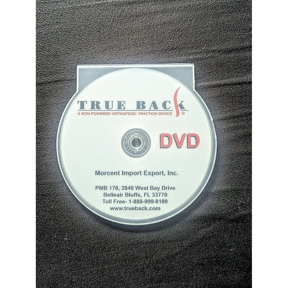 True Back Instructional DVD for Orthopedic Traction Device